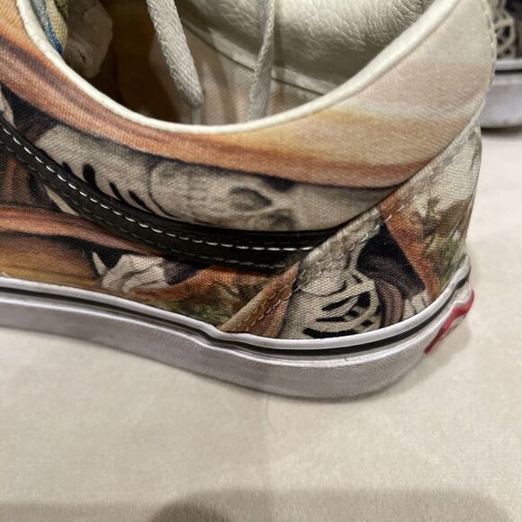 Vans Off The Wall Gallery Kostechko All Over Print Skater, Retro Size 10 - Picture 6 of 12